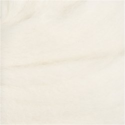 Merinould, tykkelse 21 my, r&aring;hvid, 100 g/ 1 pk.