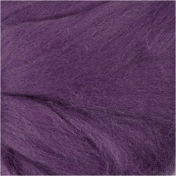 Merinould, tykkelse 21 my, violet, 100 g/ 1 pk.