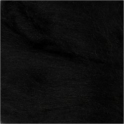 Merinould, tykkelse 21 my, sort, 100 g/ 1 pk.