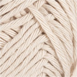 Bomuldsgarn, nr. 8/8, L: 80-85 M, sand, 50 g/ 1 ngl.