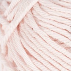 Bomuldsgarn, nr. 8/8, L: 80-85 M, st&oslash;vet rosa, 50 g/ 1 ngl.