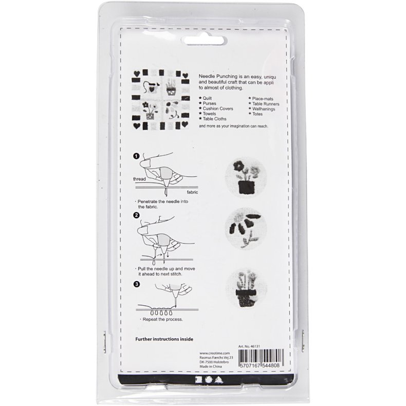 Punch needle, L: 13 cm, 1 s&aelig;t