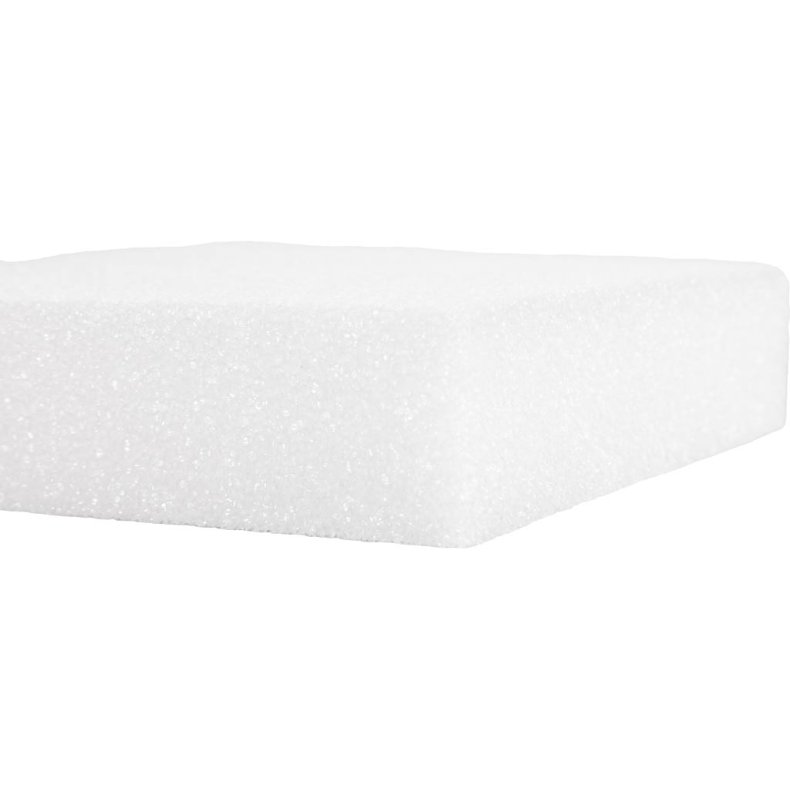 N&aring;lefilteplade, str. 20x20 cm, tykkelse 4.5 cm, hvid, 1 stk.