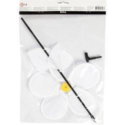 Blomstervindm&oslash;lle, diam. 20 cm, 1 stk.