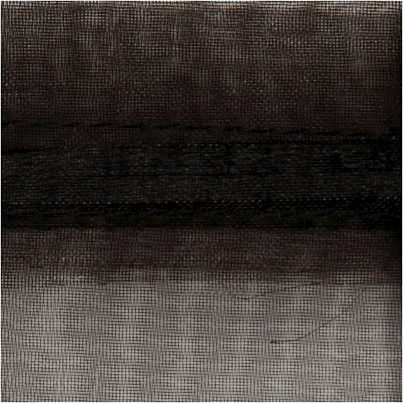 Organzapose, str. 7x10 cm, sort, 10 stk./ 1 pk.