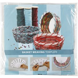 Flet-let-skabelon, H: 8 cm, diam. 14 cm, transparent, 10 stk./ 1 pk.