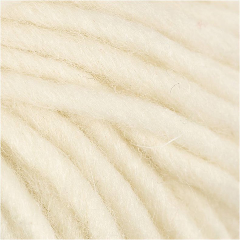 Uldgarn, L: 50 M, off white, 50 g/ 1 ngl.