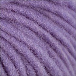 Uldgarn, L: 50 M, lilla, 50 g/ 1 ngl.