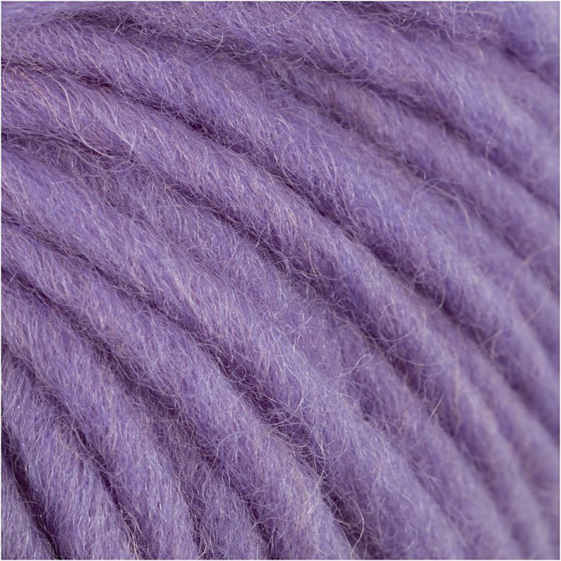 Uldgarn, L: 50 M, lilla, 50 g/ 1 ngl.