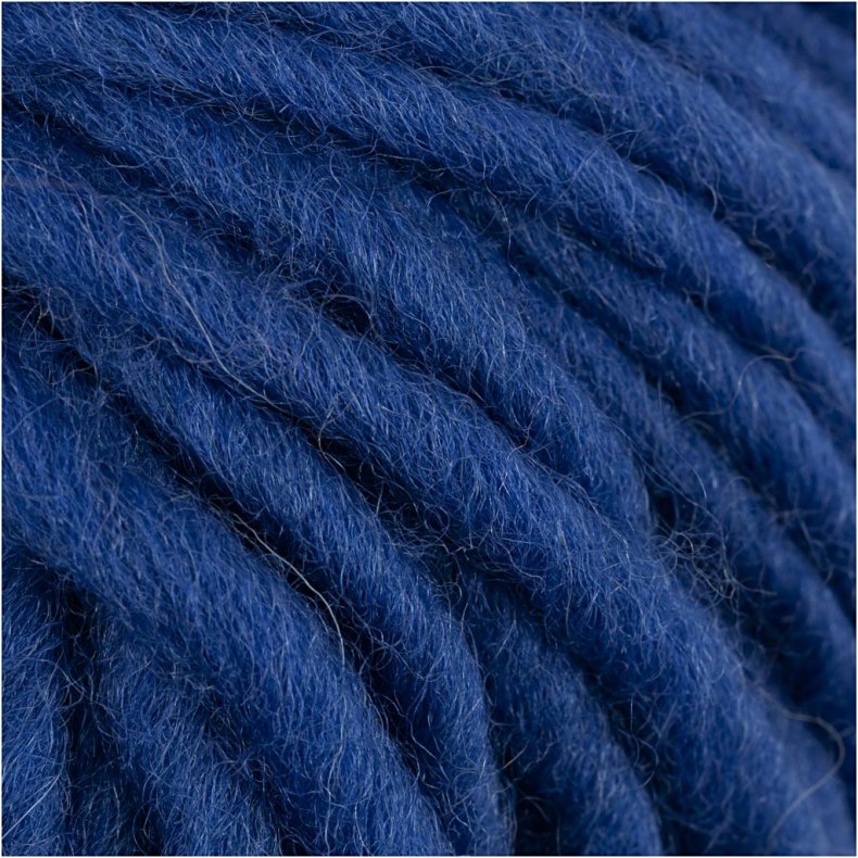 Uldgarn, L: 50 M, bl&aring;, 50 g/ 1 ngl.