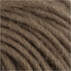 Uldgarn, L: 50 M, lys brun, 50 g/ 1 ngl.