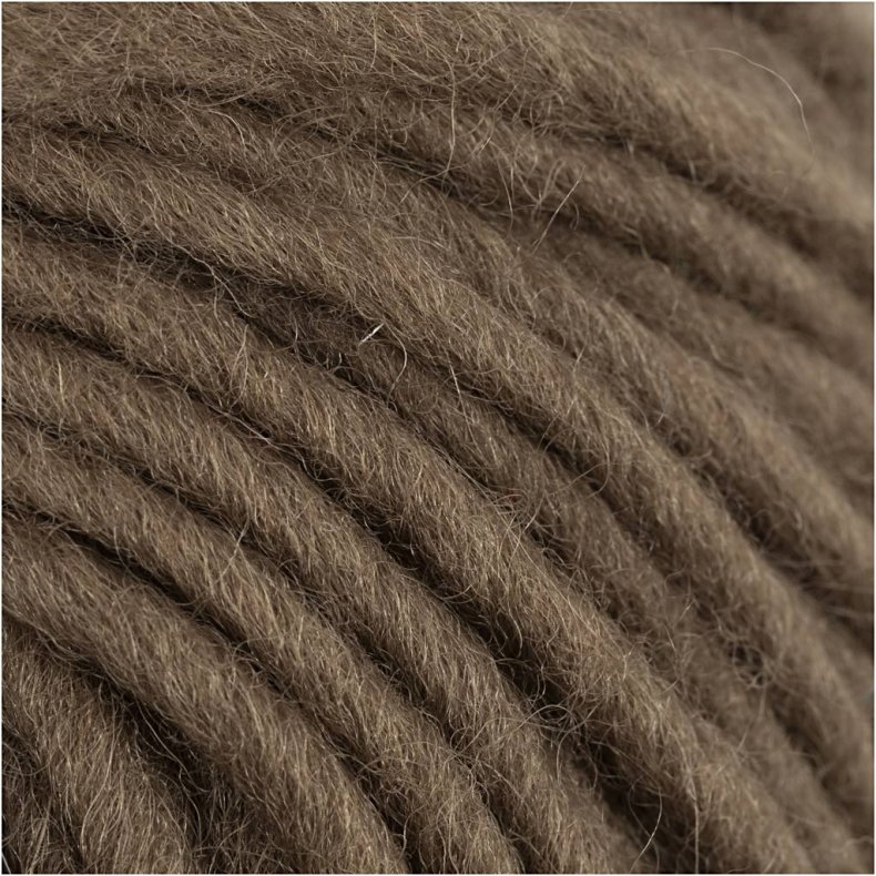 Uldgarn, L: 50 M, lys brun, 50 g/ 1 ngl.