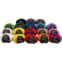 Uldgarn, L: 50 M, 18x50 g/ 1 ngl.