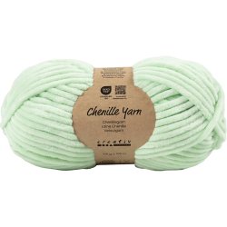Velourgarn, L: 105 m, pind 5-6, mint gr&oslash;n, 100 g/ 1 ngl.