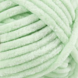 Velourgarn, L: 105 m, pind 5-6, mint gr&oslash;n, 100 g/ 1 ngl.