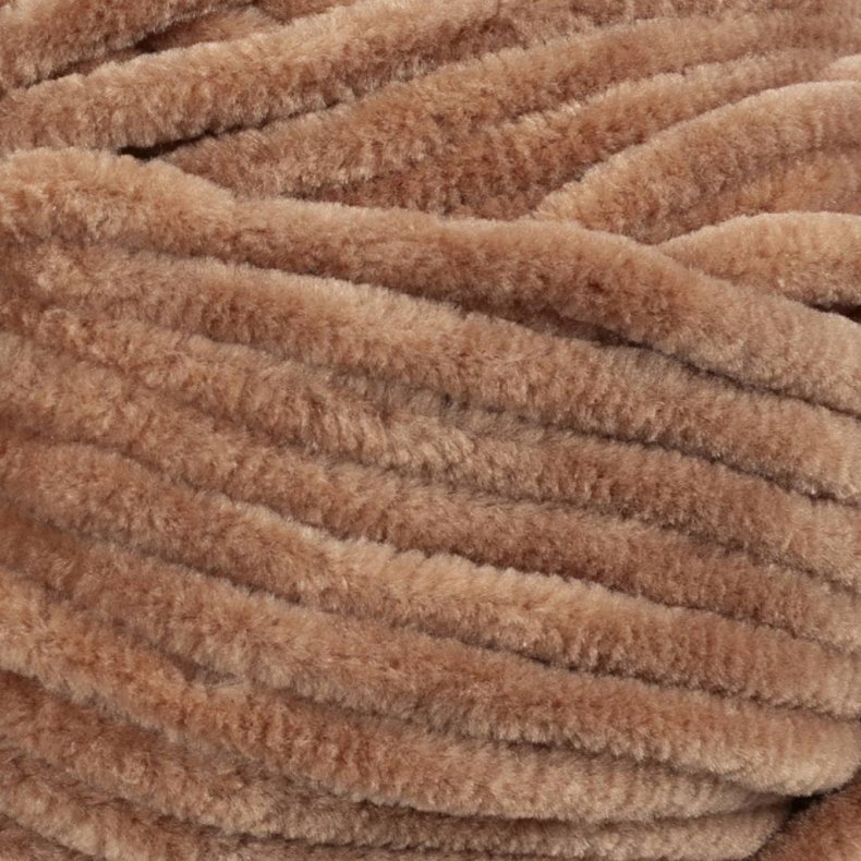 Velourgarn, L: 105 m, pind 5-6, beige, 100 g/ 1 ngl.