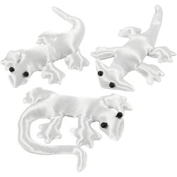 Stofkryb, str. 10-14 cm, hvid, 3 stk./ 1 pk.