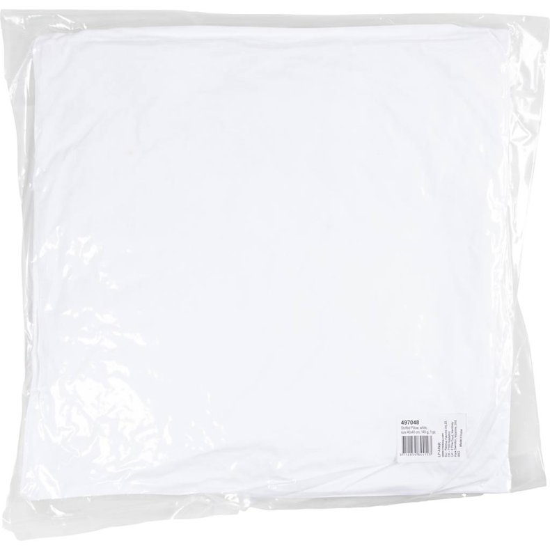 Monteringspude, str. 40x40 cm, 350 g, hvid, 1 stk.