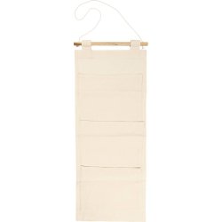 Lommeoph&aelig;ng, H: 75 cm, B: 30 cm, 145 g, lys natur, 1 stk.