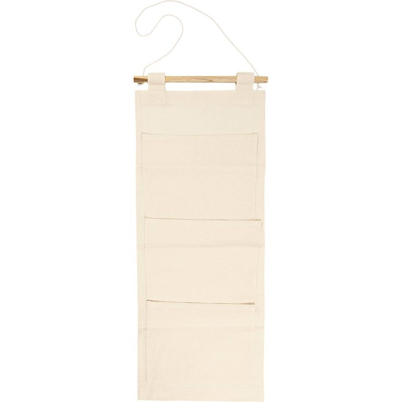 Lommeoph&aelig;ng, H: 75 cm, B: 30 cm, 145 g, lys natur, 1 stk.