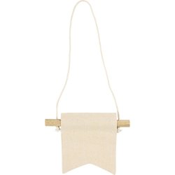 Lille v&aelig;gbanner, Svalehaleform, H: 12 cm, B: 10,5, 300 g, lys natur, 2 stk./ 1 pk.