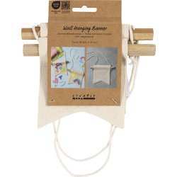 Lille v&aelig;gbanner, Svalehaleform, H: 12 cm, B: 10,5, 300 g, lys natur, 2 stk./ 1 pk.