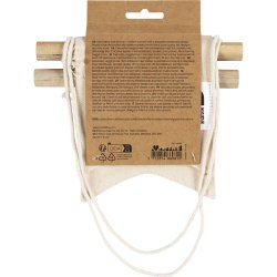 Lille v&aelig;gbanner, Svalehaleform, H: 12 cm, B: 10,5, 300 g, lys natur, 2 stk./ 1 pk.