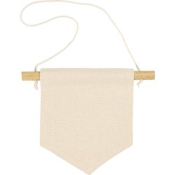 V&aelig;gbanner, Spids form, H: 16,5 cm, B: 15 cm, 300 g, lys natur, 2 stk./ 1 pk.