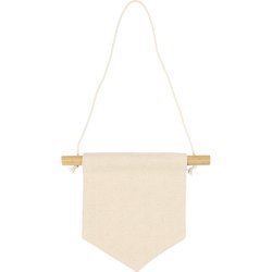 V&aelig;gbanner, Spids form, H: 16,5 cm, B: 15 cm, 300 g, lys natur, 2 stk./ 1 pk.