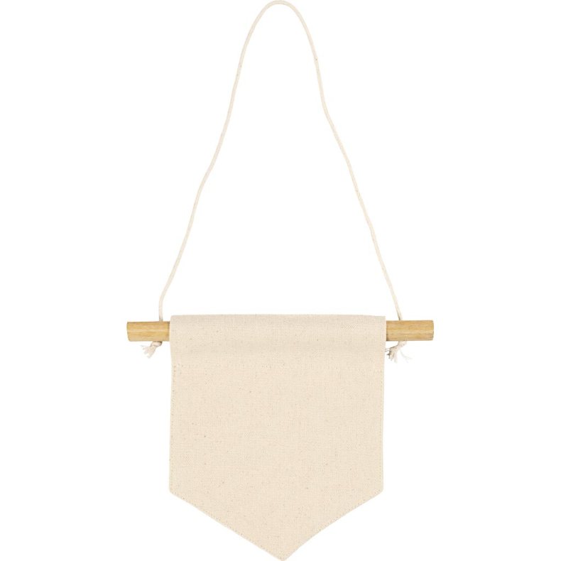 V&aelig;gbanner, Spids form, H: 16,5 cm, B: 15 cm, 300 g, lys natur, 2 stk./ 1 pk.