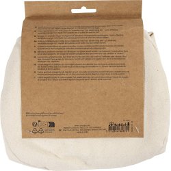 Stofkurve, H: 14,5 cm, diam. 20 cm, 385 g, lys natur, 2 stk./ 1 pk.