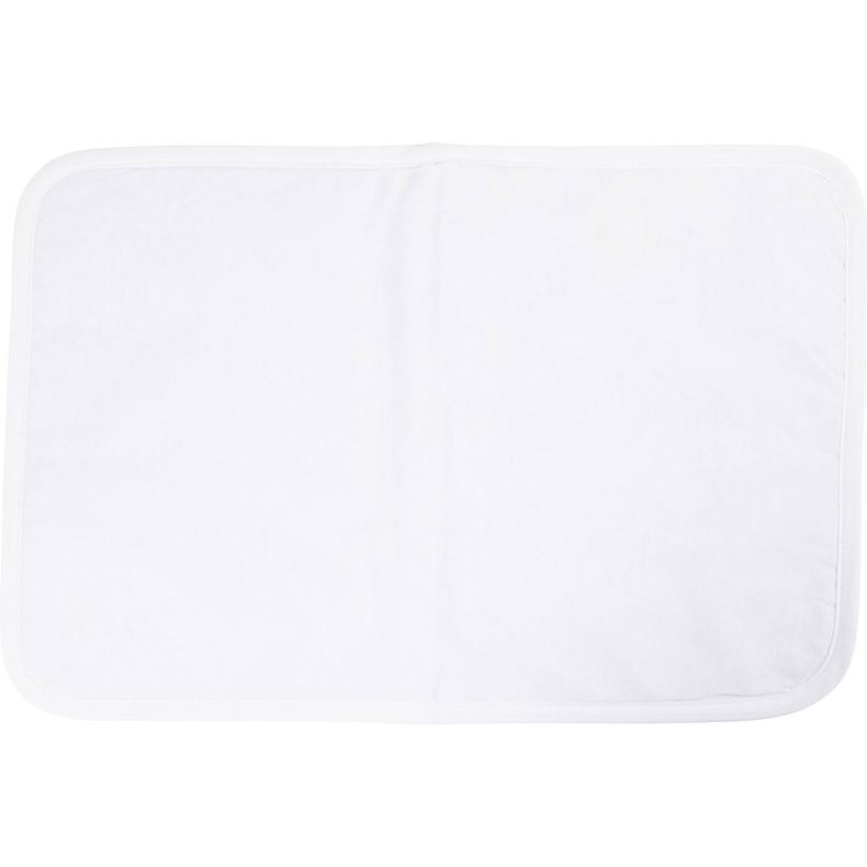 D&aelig;kkeservietter, str. 30x45 cm, 145 g, hvid, 2 stk./ 1 pk.