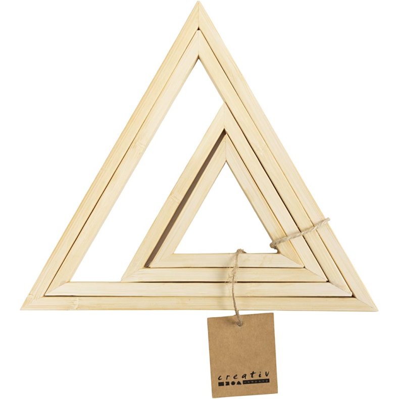 Ramme, Trekant, str. 9x12+18x21 cm, 2 stk./ 1 pk.