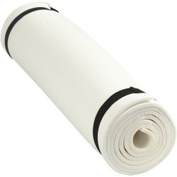 Liggeunderlag, L: 180 cm, B: 50 cm, tykkelse 6 mm, hvid, 1 stk.