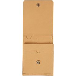 Skuldertaske, H: 18 cm, L: 13 cm, 350 g, lys brun, 1 stk.