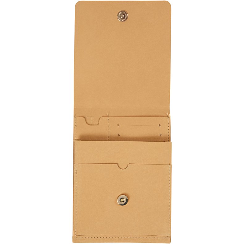 Skuldertaske, H: 18 cm, L: 13 cm, 350 g, lys brun, 1 stk.