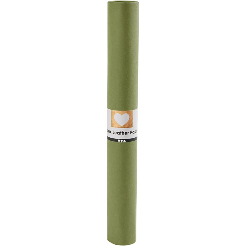 L&aelig;derpapir, B: 50 cm, ensfarvet, 350 g, gr&oslash;n, 1 m/ 1 rl.