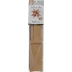 Stjernestrimler, L: 44+78 cm, B: 15+25 mm, 350 g, beige, 24 strimler/ 1 pk.