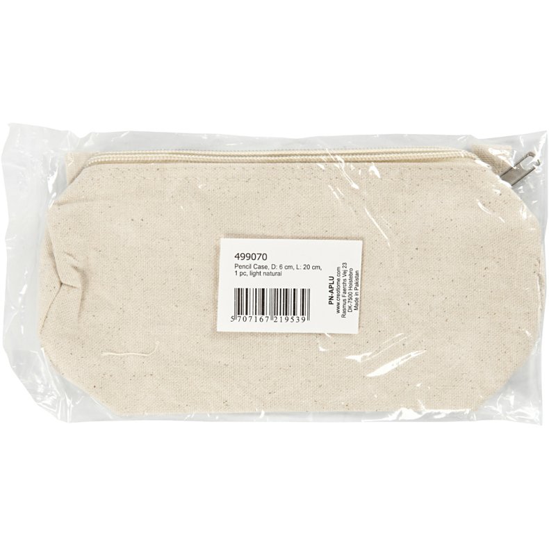 Penalhus, L: 20 cm, diam. 6 cm, 300 g, lys natur, 1 stk.