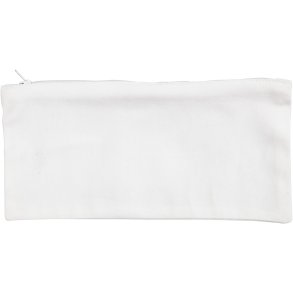 Penalhus, str. 11x23 cm, 210 g, hvid, 1 stk.