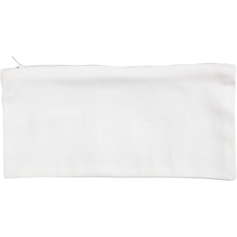 Penalhus, str. 11x23 cm, 210 g, hvid, 1 stk.