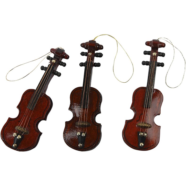 Violin, L: 8 cm, 12 stk./ 1 pk.