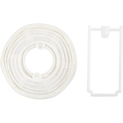 Papirlampe, Rund, diam. 7,5 cm, hvid, 10 stk./ 1 pk.