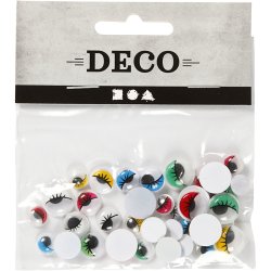 Rulle&oslash;jne, uden kl&aelig;b, diam. 8-12 mm, 36 ass./ 1 pk.