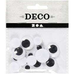 Rulle&oslash;jne, uden kl&aelig;b, diam. 12+14+20 mm, 18 ass./ 1 pk.