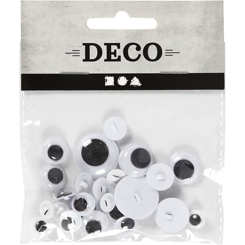 Rulle&oslash;jne, til p&aring;syning, diam. 8-20 mm, 24 ass./ 1 pk.