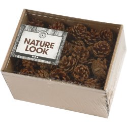 Fyrrekogler, diam. 40 mm, ca. 60 stk., 500 g/ 1 pk.