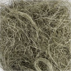 Sisal, st&oslash;vet gr&oslash;n, 8 g/ 1 pk.
