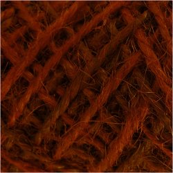 Naturhamp, tykkelse 1-2 mm, r&oslash;d, 30 m/ 1 rl.