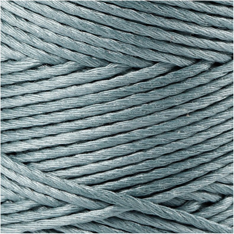 Bambussnor, tykkelse 1 mm, m&oslash;rk turkis, 65 m/ 1 rl.